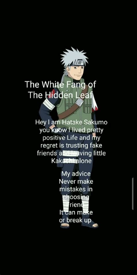 white fang of the hidden leaf village|Sakumo Hatake .